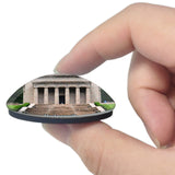 Hodgenville Lincoln Birthplace Kentucky USA 3D Fridge Magnet Crystal Glass