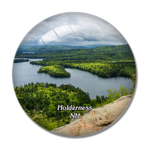 Holderness West Rattlesnake Mountain New Hampshire USA 3D Fridge Magnet Crystal Glass