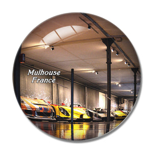 France Automobile Mulhouse 3D Fridge Magnet Crystal Glass