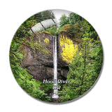 Hood River Columbia River Gorge Oregon USA 3D Fridge Magnet Crystal Glass