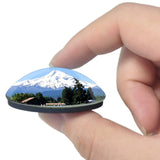 Hood River Mount Hood Oregon USA 3D Fridge Magnet Crystal Glass