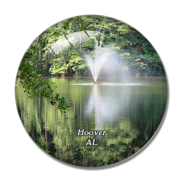 Hoover Aldridge Gardens Alabama USA 3D Fridge Magnet Crystal Glass