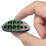 Houma Museum Louisiana USA 3D Fridge Magnet Crystal Glass