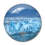 Hubbard Glacier Alaska USA 3D Fridge Magnet Crystal Glass