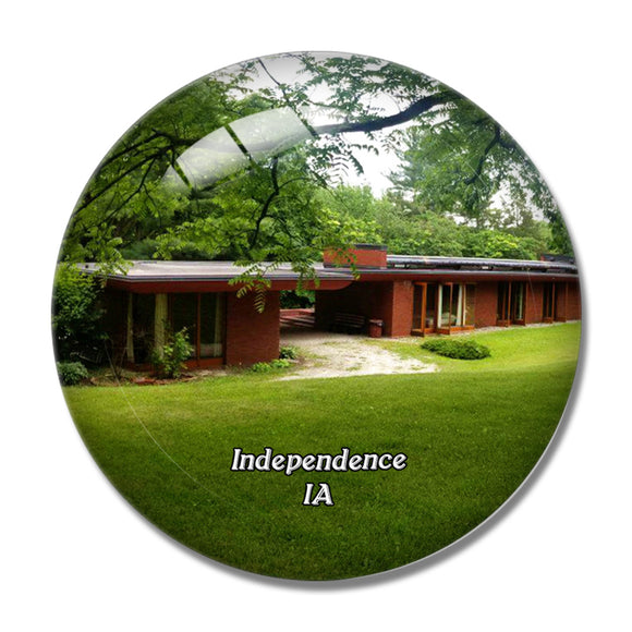 Independence Cedar Rock State Park Iowa USA 3D Fridge Magnet Crystal Glass