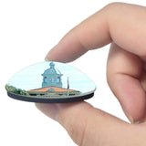 Inverness Old Courthouse Heritage Museum Florida USA 3D Fridge Magnet Crystal Glass
