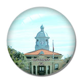 Inverness Old Courthouse Heritage Museum Florida USA 3D Fridge Magnet Crystal Glass