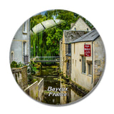 France Bayeux 3D Fridge Magnet Crystal Glass