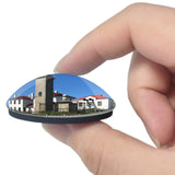 Jamestown Beavertail Lighthouse Rhode Island USA 3D Fridge Magnet Crystal Glass