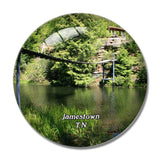 Jamestown Bridge Tennessee USA 3D Fridge Magnet Crystal Glass