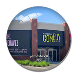 Jamestown Comedy Center NY USA 3D Fridge Magnet Crystal Glass