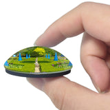 Janesville Rotary Gardens Wisconsin USA 3D Fridge Magnet Crystal Glass