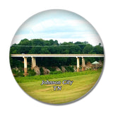 Johnson  Park Tennessee USA 3D Fridge Magnet Crystal Glass