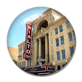 Joliet Rialto Square Theatre Illinois USA 3D Fridge Magnet Crystal Glass