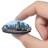 Kansas  USA 3D Fridge Magnet Crystal Glass