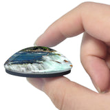 Katmai Park Brooks Falls ALASKA USA 3D Fridge Magnet Crystal Glass