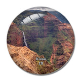 Kauai Waimea Canyon State Park Hawaii USA 3D Fridge Magnet Crystal Glass