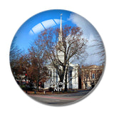 Keene Central Square New Hampshire USA 3D Fridge Magnet Crystal Glass