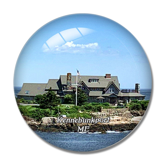 Kennebunkport Walker's Point Maine USA 3D Fridge Magnet Crystal Glass