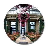 Kennett Square Longwood Gardens Pennsylvania USA 3D Fridge Magnet Crystal Glass