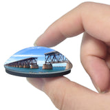 Key West Bridge Florida USA 3D Fridge Magnet Crystal Glass