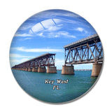 Key West Bridge Florida USA 3D Fridge Magnet Crystal Glass