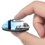 Key West Duval Street Florida USA 3D Fridge Magnet Crystal Glass