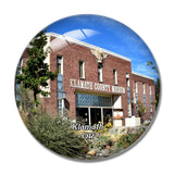 Klamath County Museum Oregon USA 3D Fridge Magnet Crystal Glass