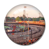 Knoxville Raceway Iowa USA 3D Fridge Magnet Crystal Glass