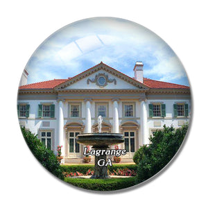 Lagrange Hills & Dales Estate Georgia USA 3D Fridge Magnet Crystal Glass