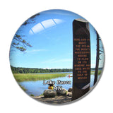 Lake Itasca Itasca State Park Minnesota USA 3D Fridge Magnet Crystal Glass