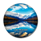 Lake Mcdonald Montana Montana USA 3D Fridge Magnet Crystal Glass