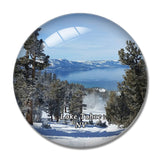 Lake Tahoe Nevada USA 3D Fridge Magnet Crystal Glass