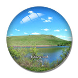 Lakewood Colorado USA 3D Fridge Magnet Crystal Glass