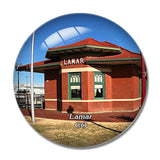 Lamar Colorado USA 3D Fridge Magnet Crystal Glass