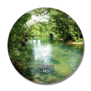 Lebanon Bennett Spring State Park Missouri USA 3D Fridge Magnet Crystal Glass