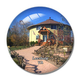 Leesburg Cellars Virginia USA 3D Fridge Magnet Crystal Glass