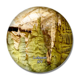 Lehman Caves Nevada USA 3D Fridge Magnet Crystal Glass