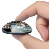 Leland Fishtown Michigan USA 3D Fridge Magnet Crystal Glass