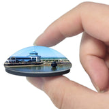 Lewes Ferry Delaware USA 3D Fridge Magnet Crystal Glass