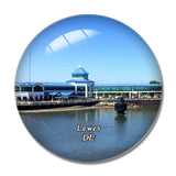 Lewes Ferry Delaware USA 3D Fridge Magnet Crystal Glass