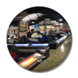 Lincoln Museum Nebraska USA 3D Fridge Magnet Crystal Glass