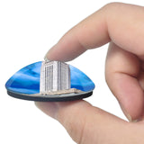 Lincoln Nebraska State Capitol USA 3D Fridge Magnet Crystal Glass