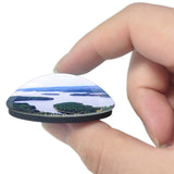 Little Rock Pinnacle Mountain Arkansas USA 3D Fridge Magnet Crystal Glass