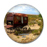 Lordsburg Shakespeare Ghost Town New Mexico USA 3D Fridge Magnet Crystal Glass