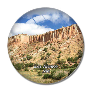 Los Alamos Bandelier National Monument New Mexico USA 3D Fridge Magnet Crystal Glass