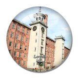 Lowell Museum Massachusetts USA 3D Fridge Magnet Crystal Glass