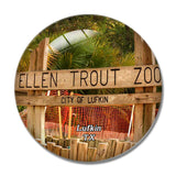 Lufkin Ellen Trout Zoo Texas USA 3D Fridge Magnet Crystal Glass