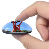 Manchester Currier Museum of Art New Hampshire USA 3D Fridge Magnet Crystal Glass