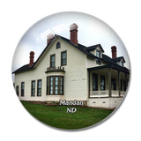 Mandan Fort Lincoln Park North Dakota USA 3D Fridge Magnet Crystal Glass